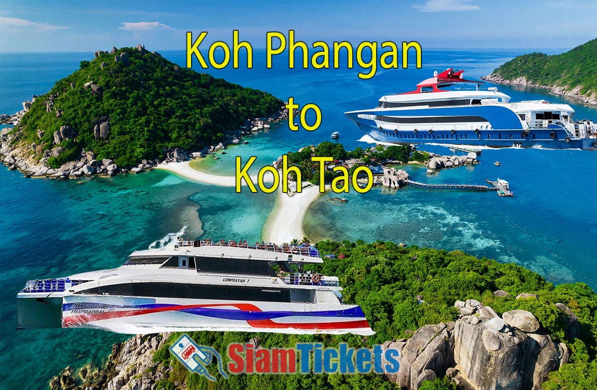 Koh Phangan to Koh Tao Online Booking, Schedules, and Routes